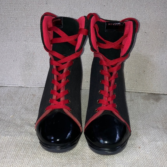 Sean John size 10 women’s Wedge Sneakers / boot / heeled shoes - Picture 16 of 16